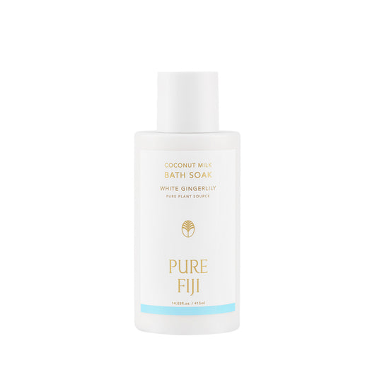 NEW Pure Fiji - Bath Soak 415ML - White Gingerlily