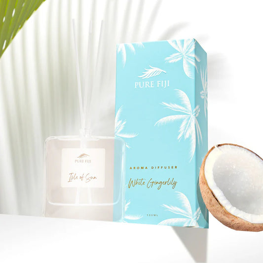 Pure Fiji - Palm Collection Aroma Diffuser - White Ginger